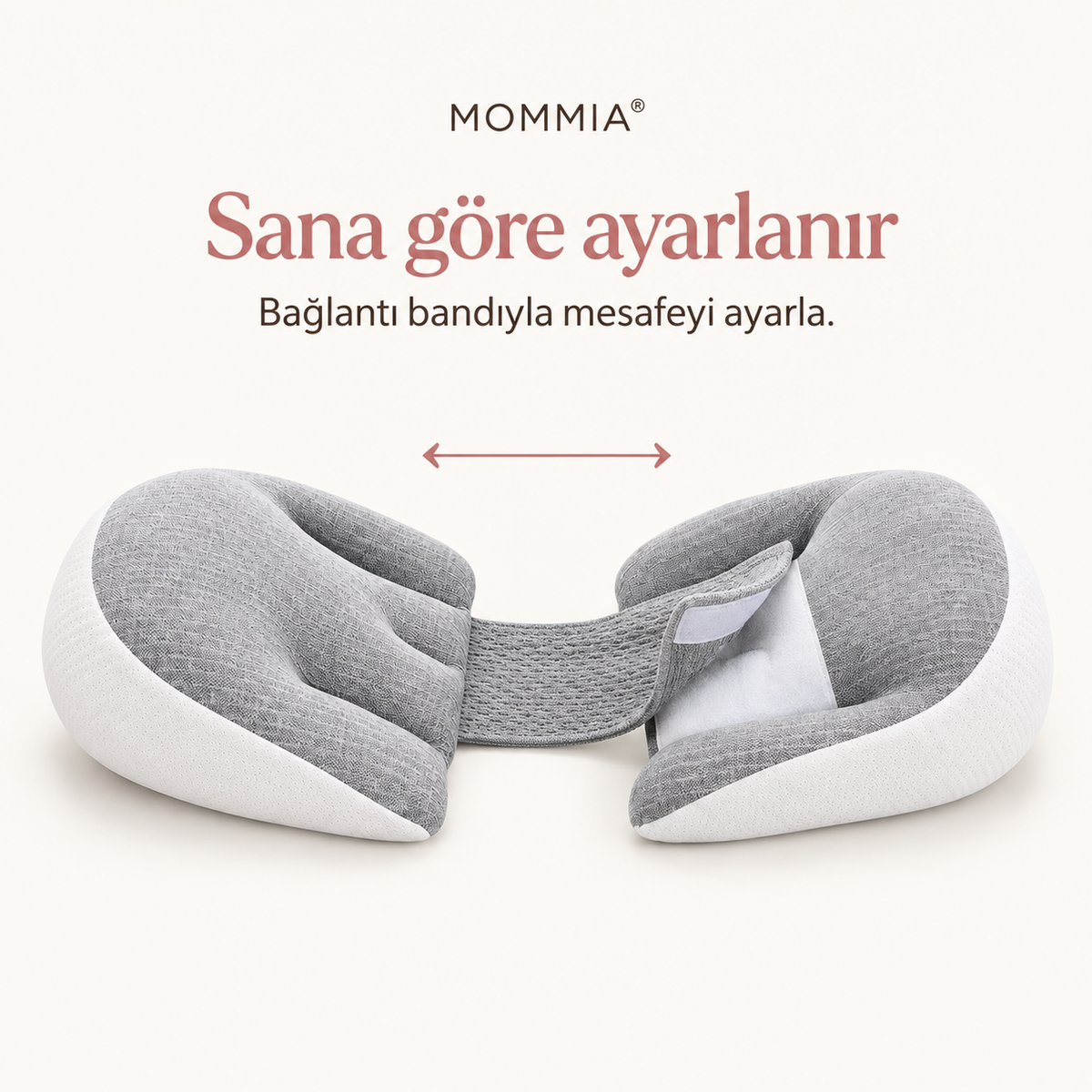 MOMMIA® Ayarlanabilir Emzirme ve Hamile Destek Yastığı