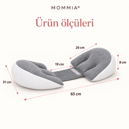 MOMMIA® Ayarlanabilir Emzirme ve Hamile Destek Yastığı