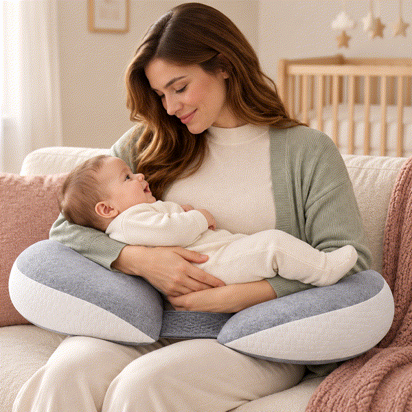 MOMMIA® Ayarlanabilir Emzirme ve Hamile Destek Yastığı